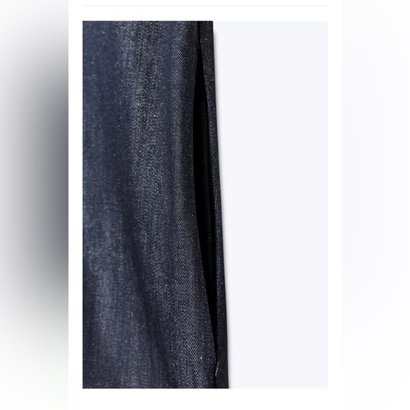 Elegant Black Denim Dress - Picture 10 of 12